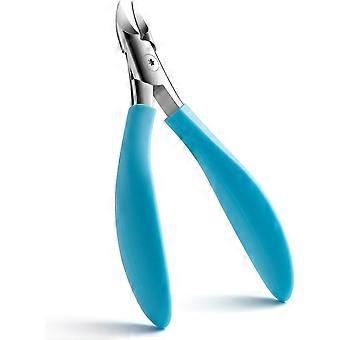 Professional Nail Clippers - Precision Ingrown Toenail Clipper for Thick Toes, Stainless Steel Toenail Scissors with Soft Handle