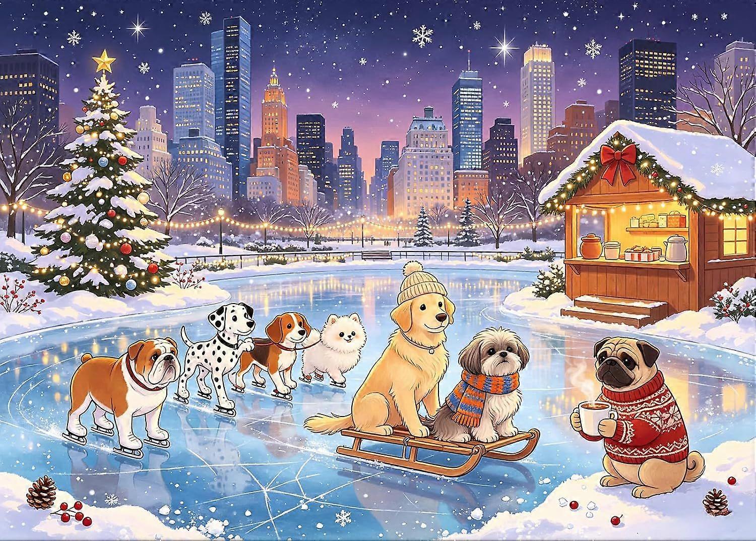 Puzzle Skate Pups CYQL-134