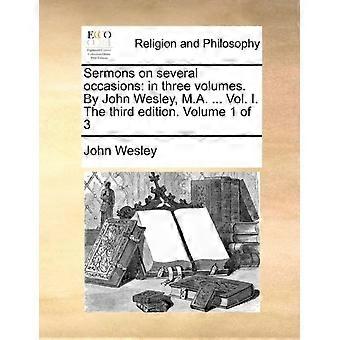 Sermons On Several Occasions In Three Volumes. By John Wesley M.a. Vol. I. - John Wesley - Paperback - en Book