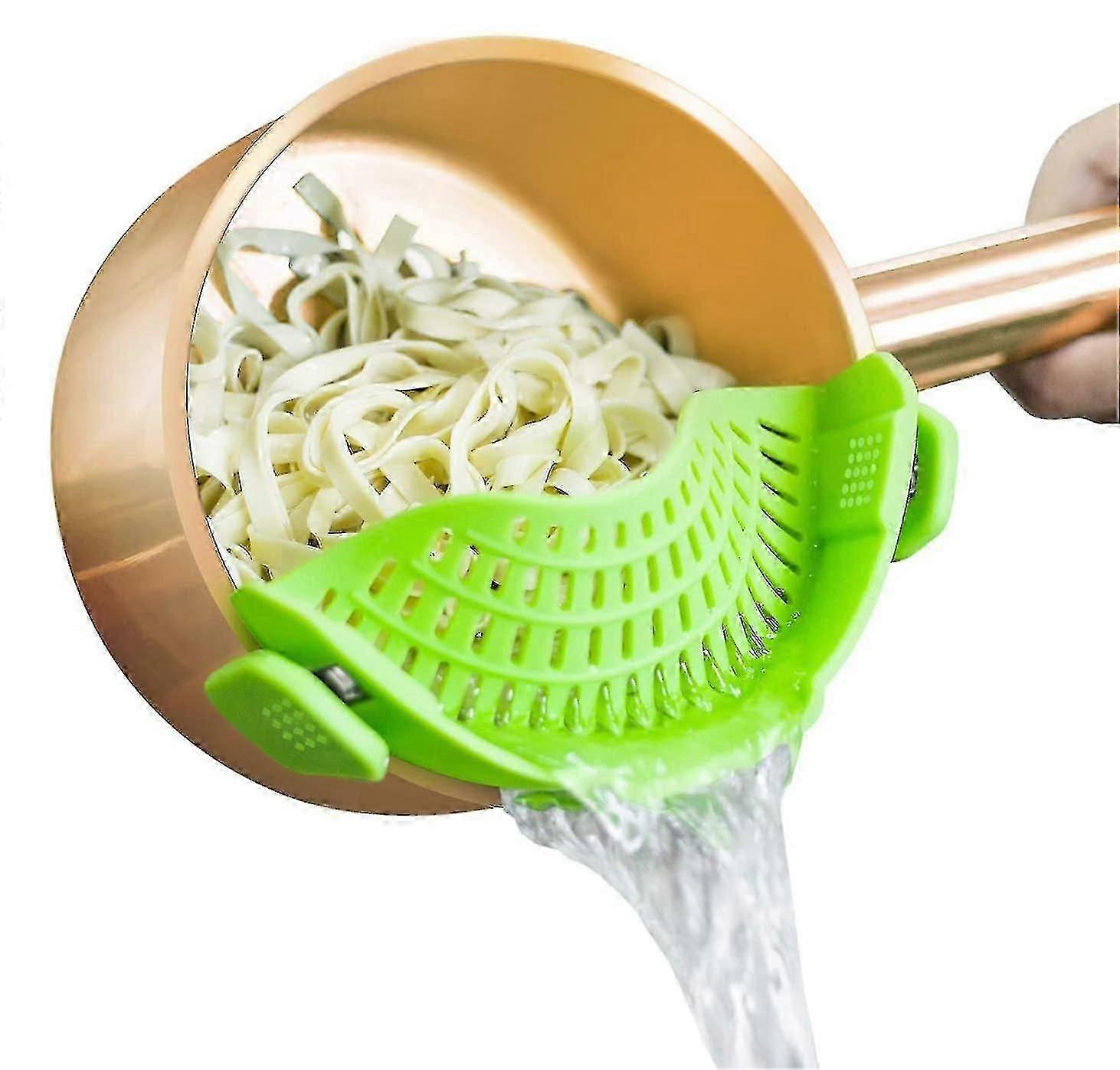Silicone Strainer Clip On Pots And Pans