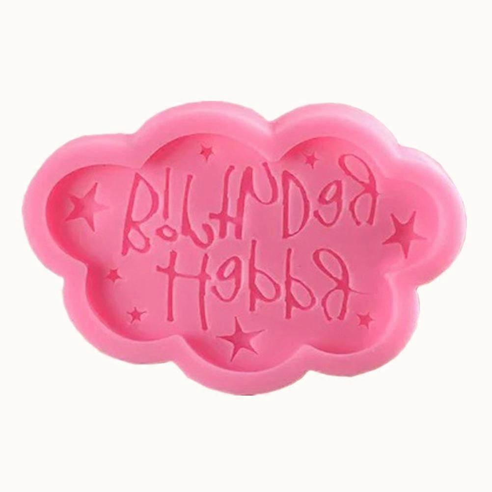 Silicone Birthday Cake Mold for Baking Cloud Shape 1Pcs Pink Tool