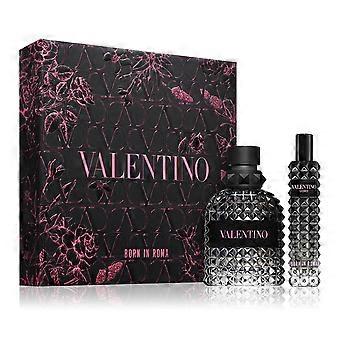 Sæt Valentino: Born In Roma Eau De Toilette Til Mænd 100 ml + Born In Roma Eau De Toilette Til Mænd 10 ml