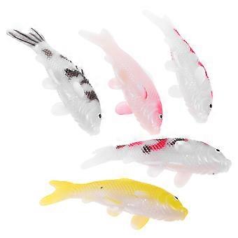 15Pcs Koi Fish Models for Aquarium Decoration Artificial Plastic Fish