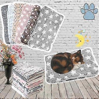 Cosy Calming Pet Blanket Soft Flanelle Thickened Pet Soft Fleece Pad Pet Blanket Bed Mat