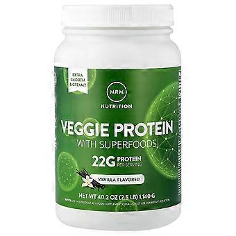 MRM Nutrition, Veggie Protein mit Superfoods, Vanille, 1140 g (2,5 lb)
