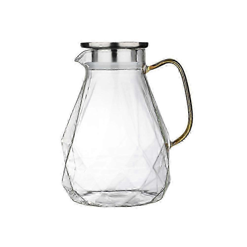 2.2L Borosilicate Diamond Pattern Pitcher