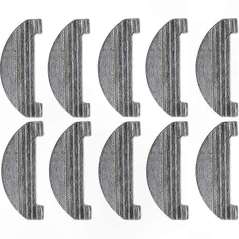 10-Pack Reusable Microfiber Mop Pads Compatible with Robotic Vacuum Models