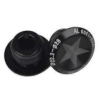 Red Aluminum Alloy MTB Bicycle Handlebar End Plugs & Caps Set