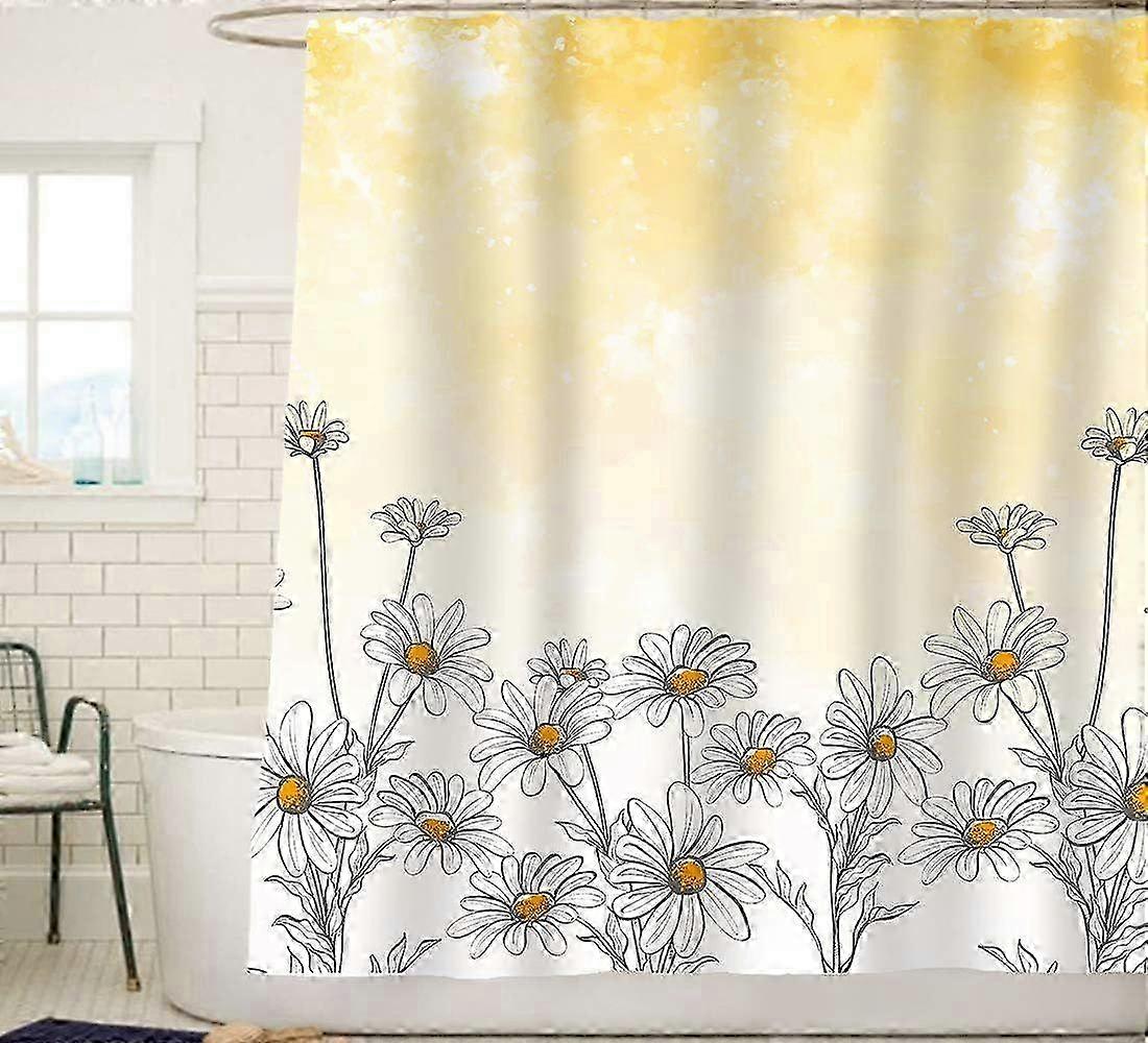 Washable Waterproof 3D Printed Shower Curtain