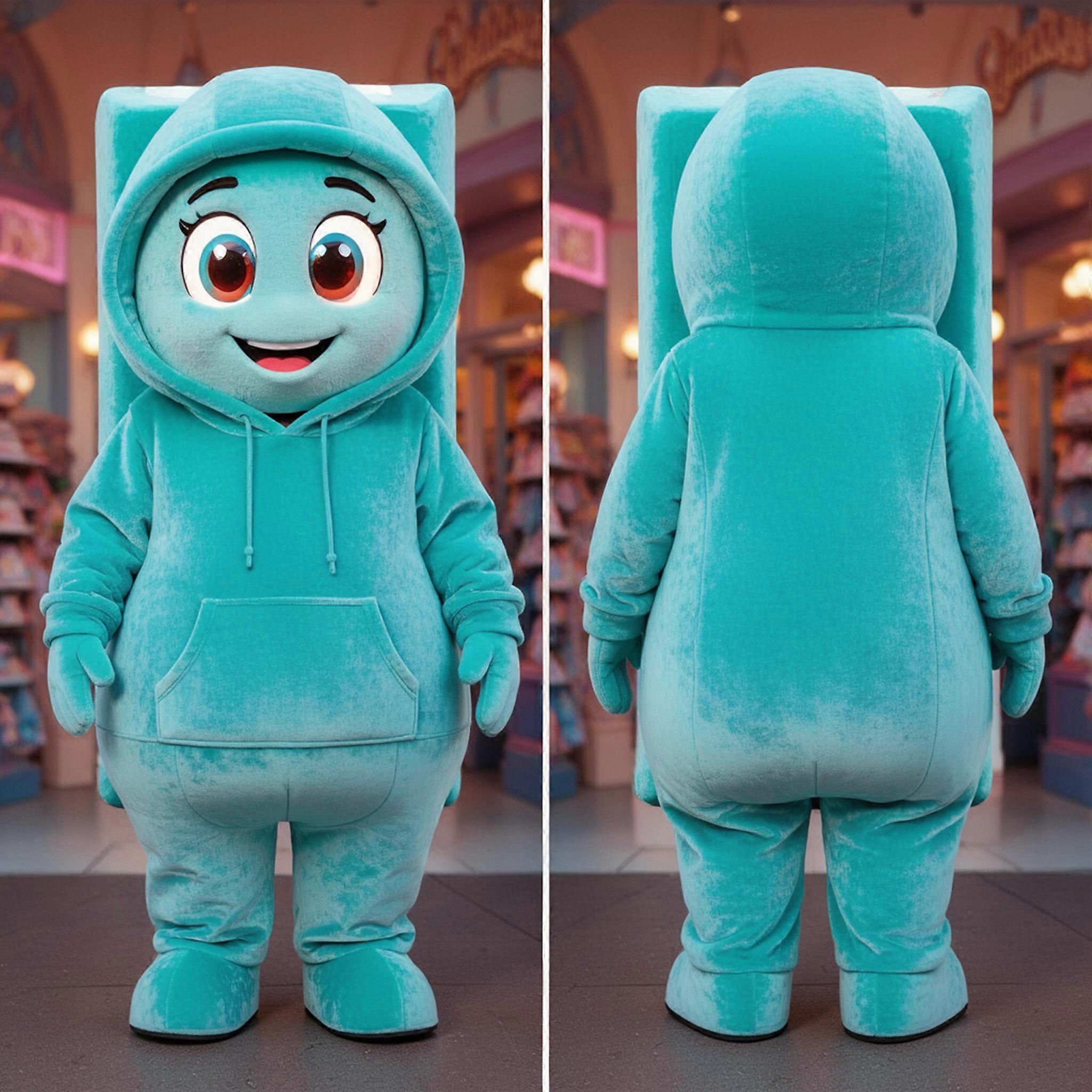 MASTICOT Turquoise Velvety Chocolate Bars Mascot