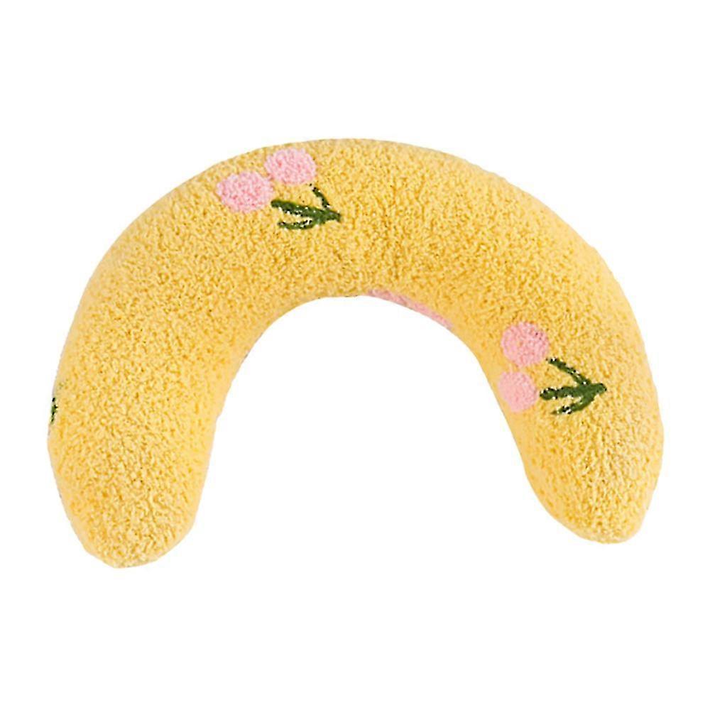Calming U-Shaped Small Pet Pillow Fluffy