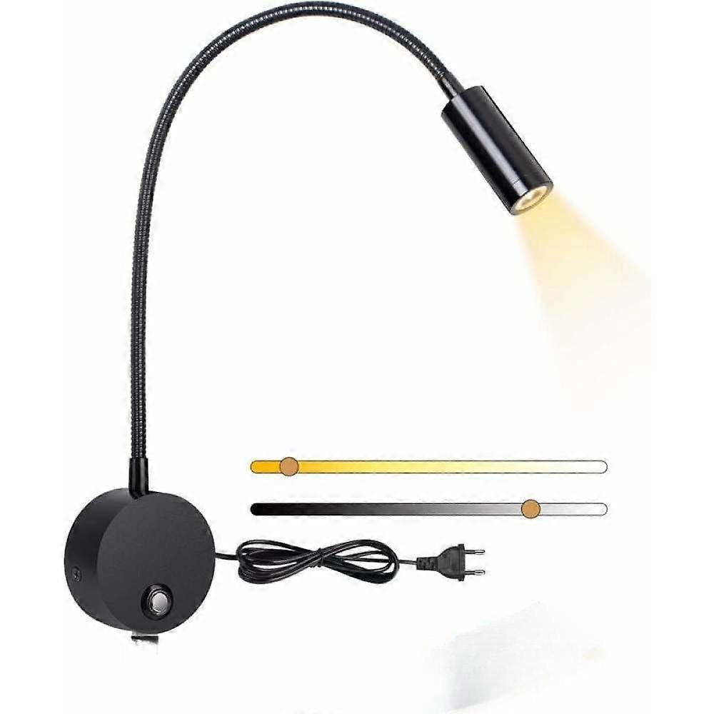 Sleek Dimmable Adjustable Wall Light with USB Port