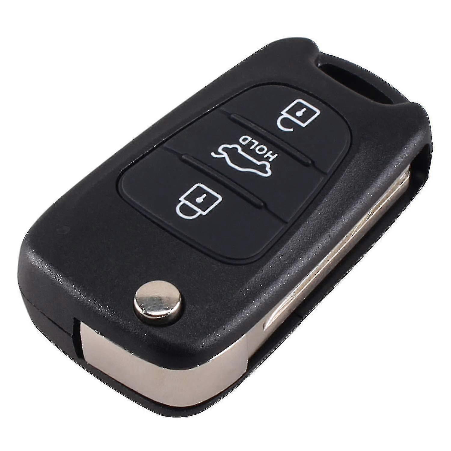 Black Flip Key Shell for Hyundai