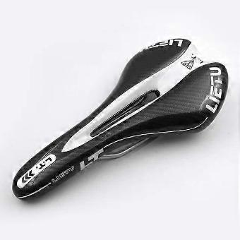 Gel-Padded Leather Saddle Lightweight