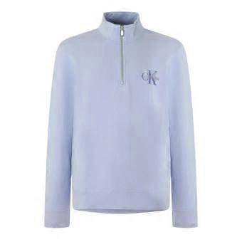Calvin Klein Mens Quarter Zip Fleece Top