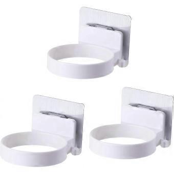 3 Pack Hair Dryer Holders Self-Adhesive. Wall-Mounted Hair Dryer Holder. Hair Dryer-brnv
