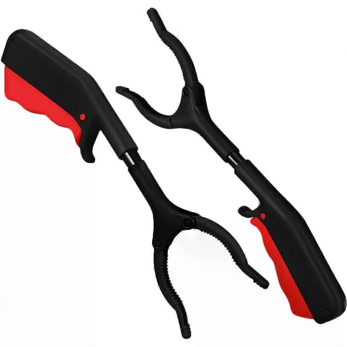 Grabber Tool 2 Pack with Ergonomic Handle and Teeth