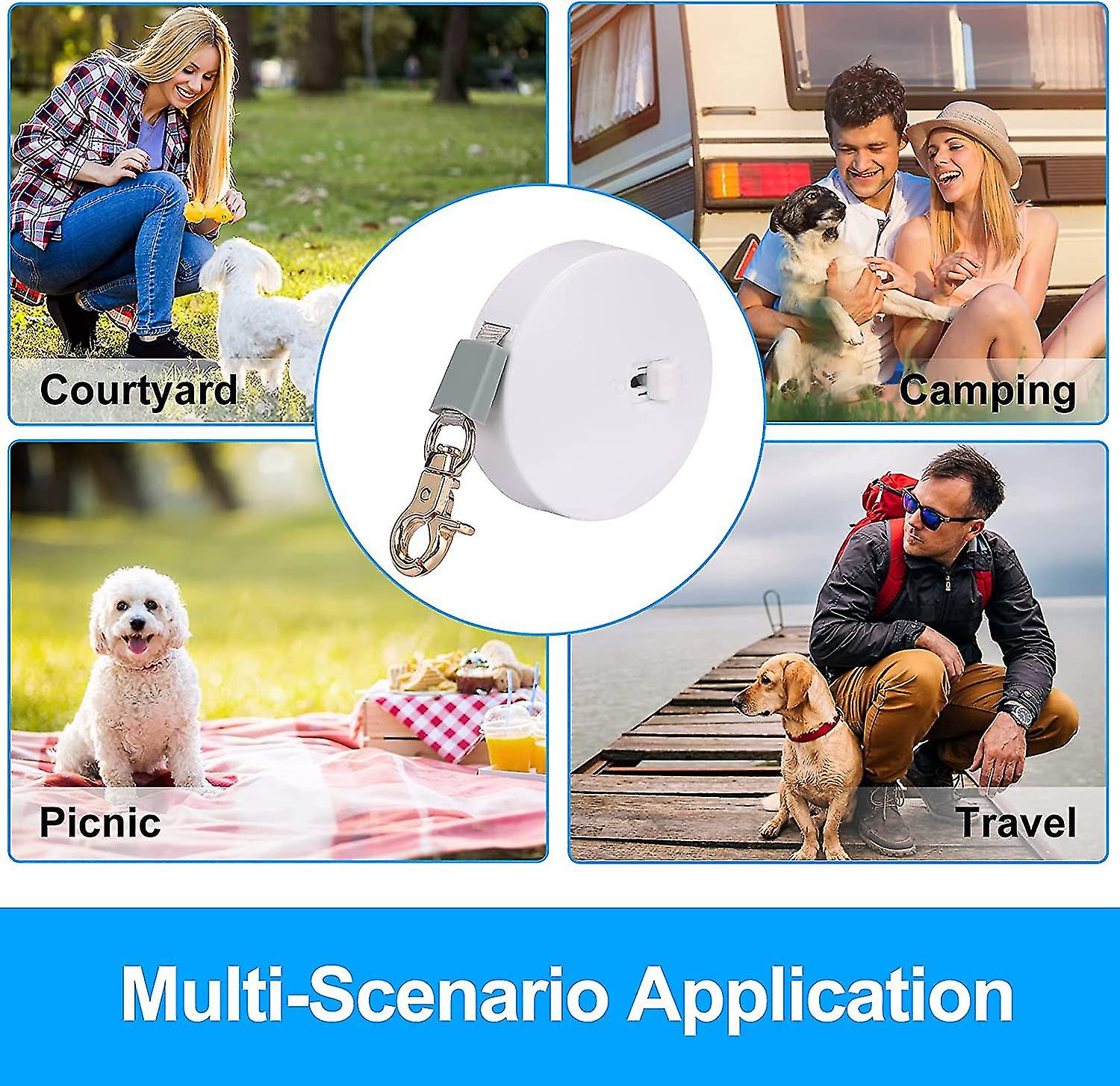 Picture of Automatic Retractable Dog Leash For Small Dogs Cats, Pet Outdoor ...