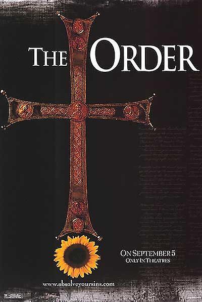 The Order/The Sin Eater (Single Sided Advance Cross) Movie Poster