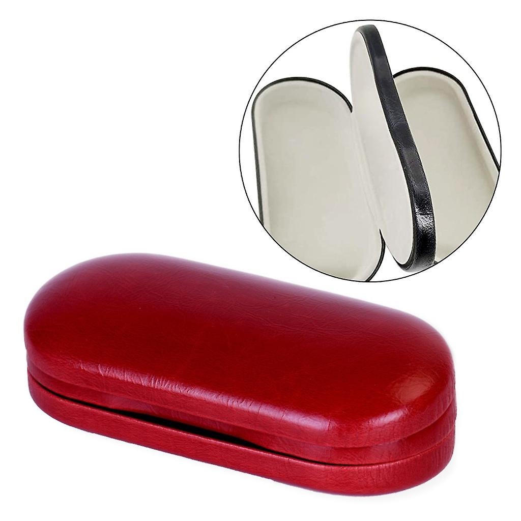 Double Layer Glasses Case Dual- Glasses Case Double Eyeglasses Case Holder