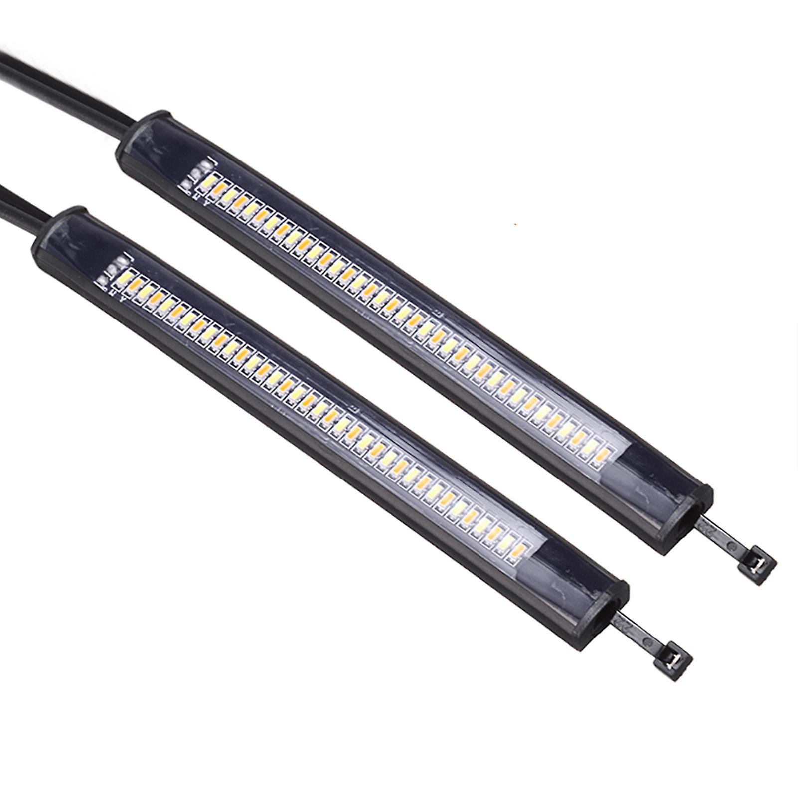 2Pcs Universal 36 LED Light Strip, Motorcycle Turn Signal Lights, Tail Trailer Brake Stop Light