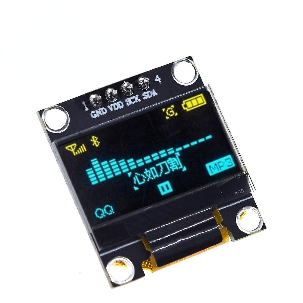 Certification Rohs 0.96 pouces Oled Iic Série blanc Oled Module d’affichage 128x64 I2c Ssd1306 12864 Lcd Screen Board pour Arduino