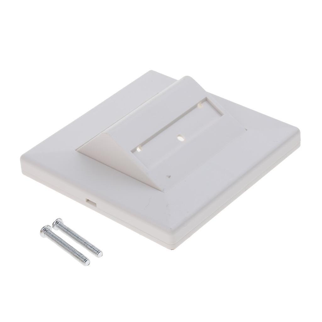 Plastic SC/LC Fiber Optic Patch Cord Adapter 1 Sockets Wall Plate Panel