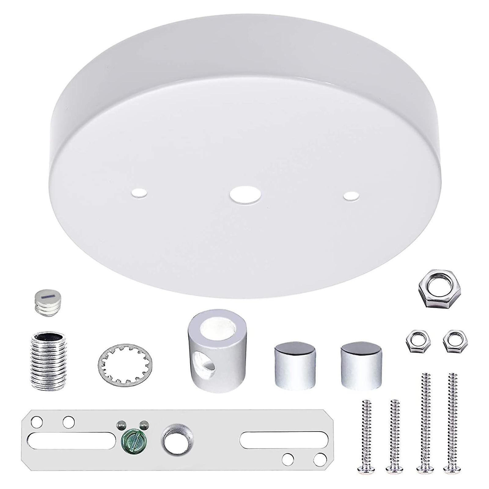 Ceiling Lighting Canopy Kit Pendant Light Disc Covers with Hardware White
