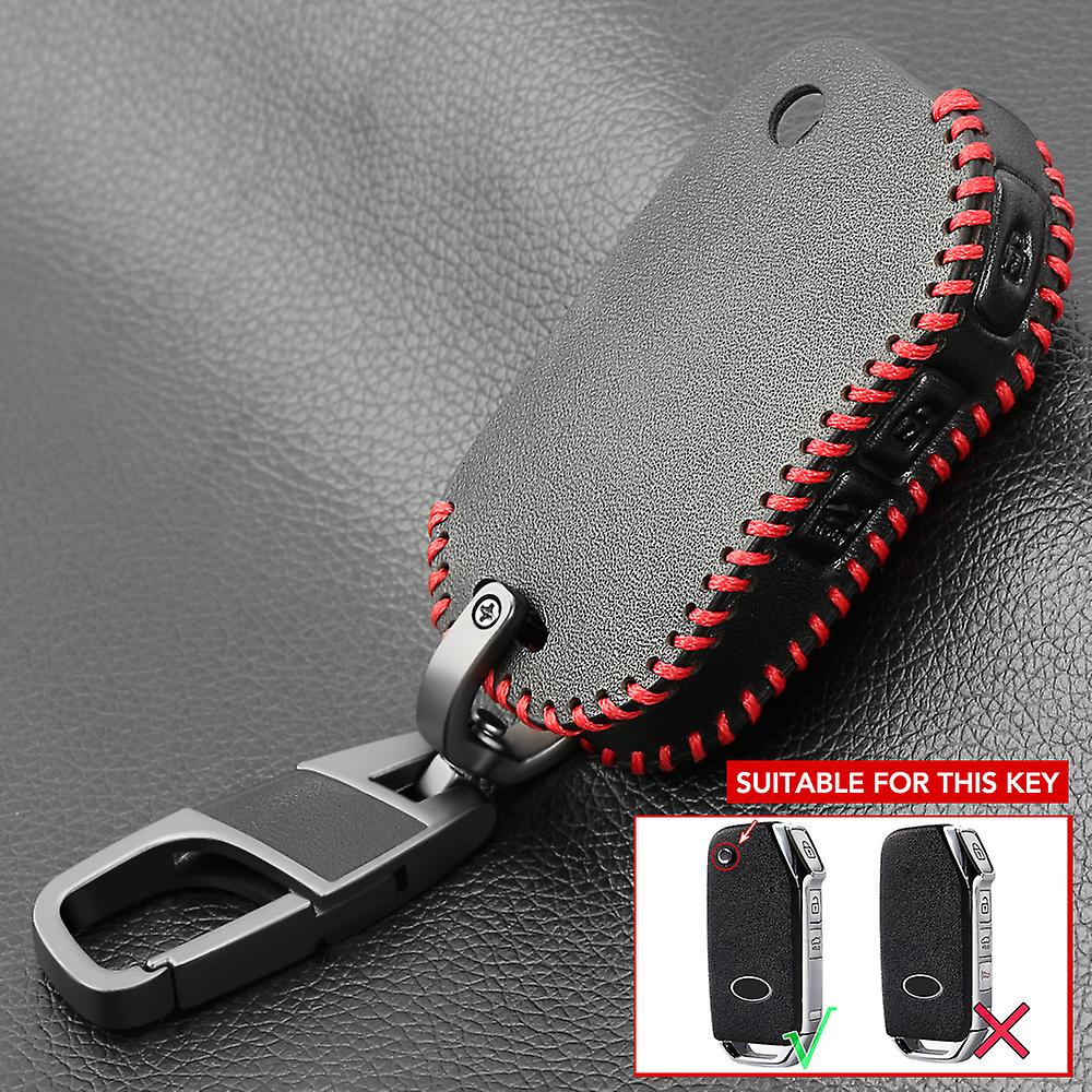 New Leather Car Key Case For Kia Rio Ql Sportage Ceed Cerato