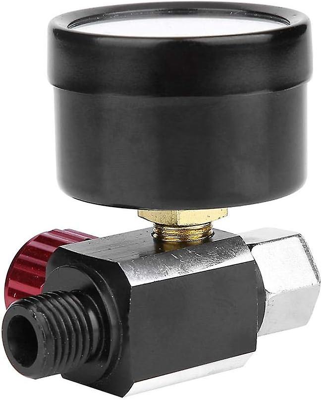 空気圧レギュレーター、1/4 '' BSPエア調整バルブレギュレーター、デジタル圧力計とSP用ダイヤフラム制御付きオートスプレーガンエアレギュレーター