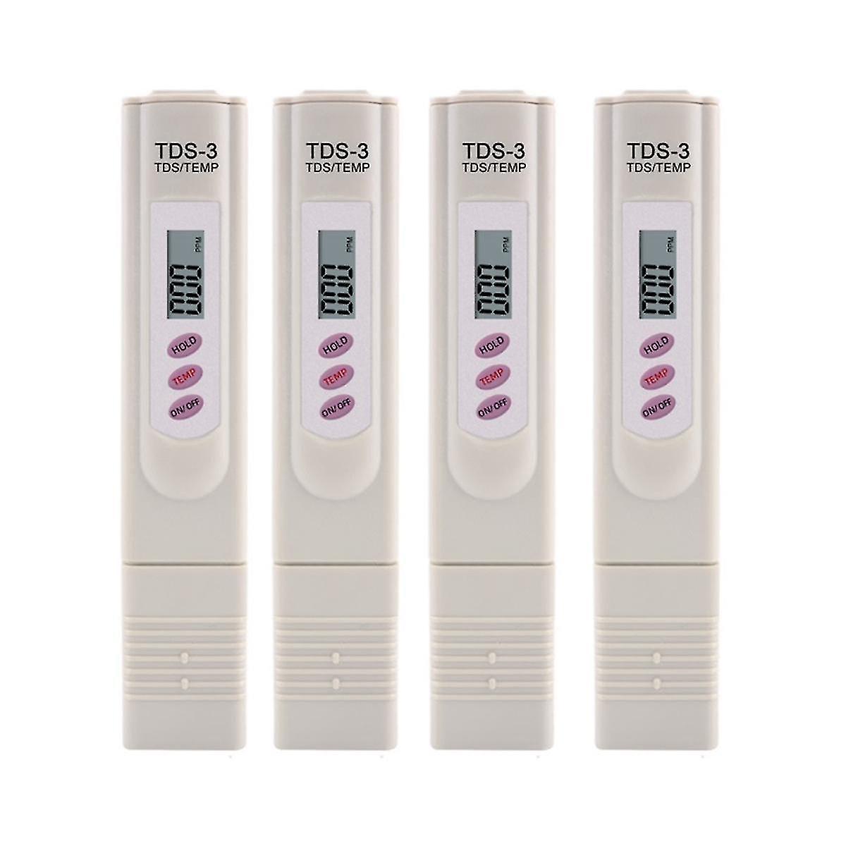 4 Pcs Tds Meter Water Quality Tester Filter Pen Testing Water Quality for Drinking Water /swimming