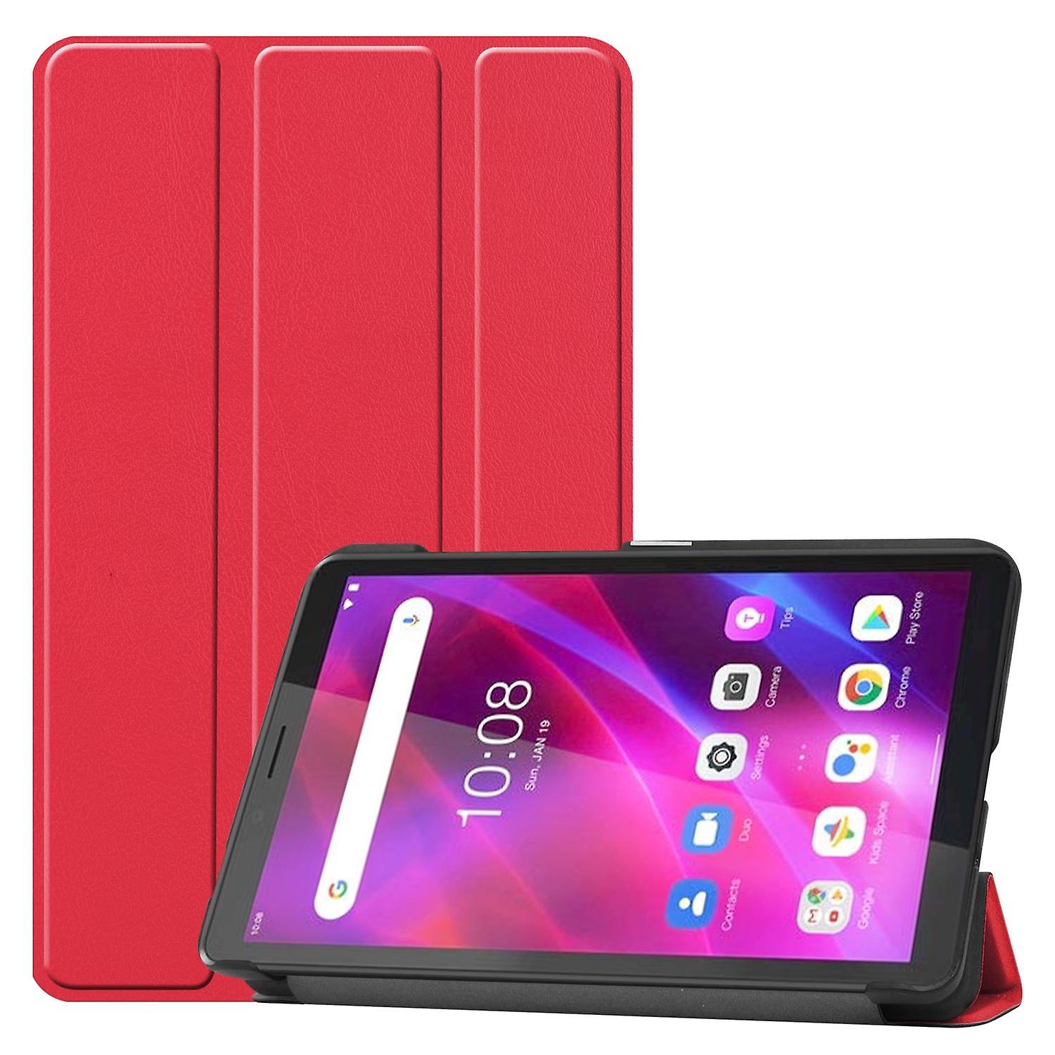 Custer Texture Leather Case For Lenovo Tab M7 3rd Gen