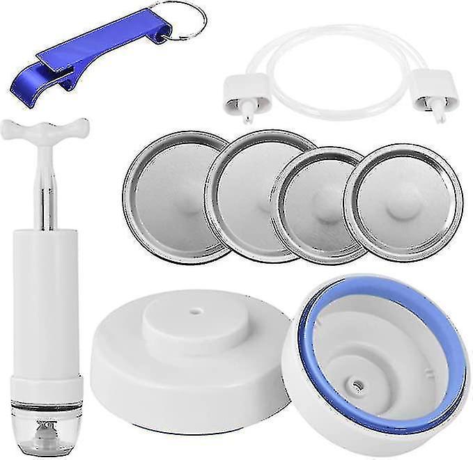 Jar Sealer With Accessory Hose And Attachment For Wide And Regular Mouth