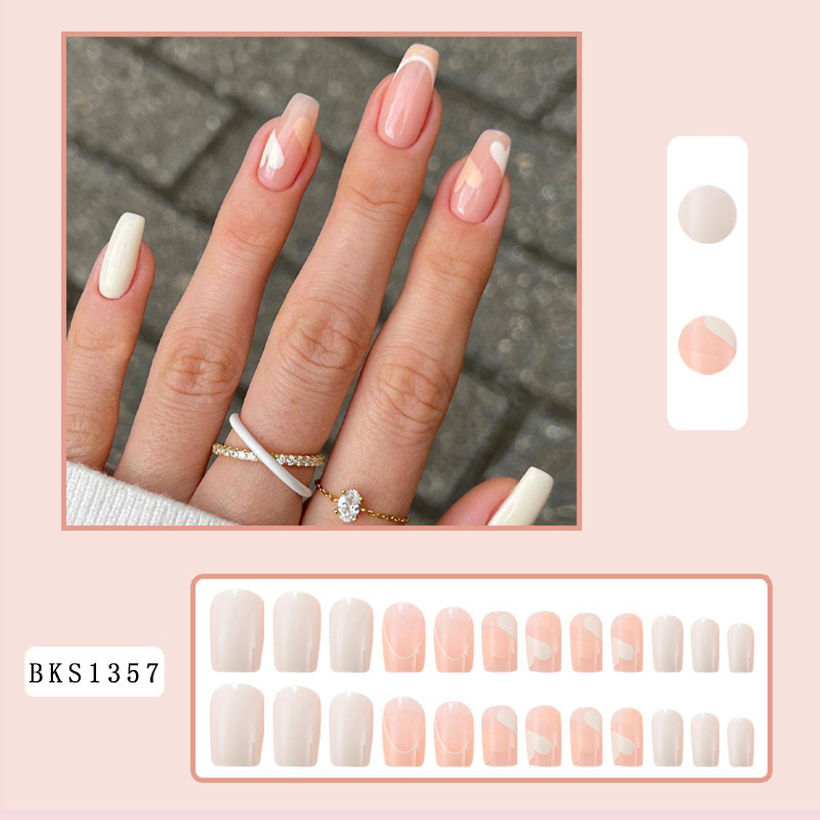 Fresh Nude Press-on Nails Attractive Reusable False Nails