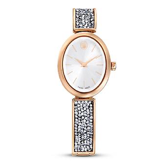 Swarovski 5656851 Crystal Rock Oval Damenuhr - Silbernes Stahlarmband