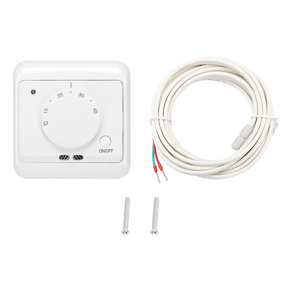 230V 16A Wall Mounted Mechanical Electric Heating Thermostat, Temperature Controller