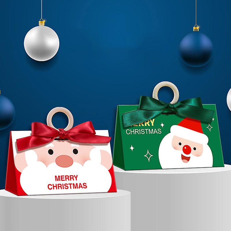 Boldog karácsonyt papír csomagolódoboz Mikulás szívesség ajándékdoboz Boldog új évet