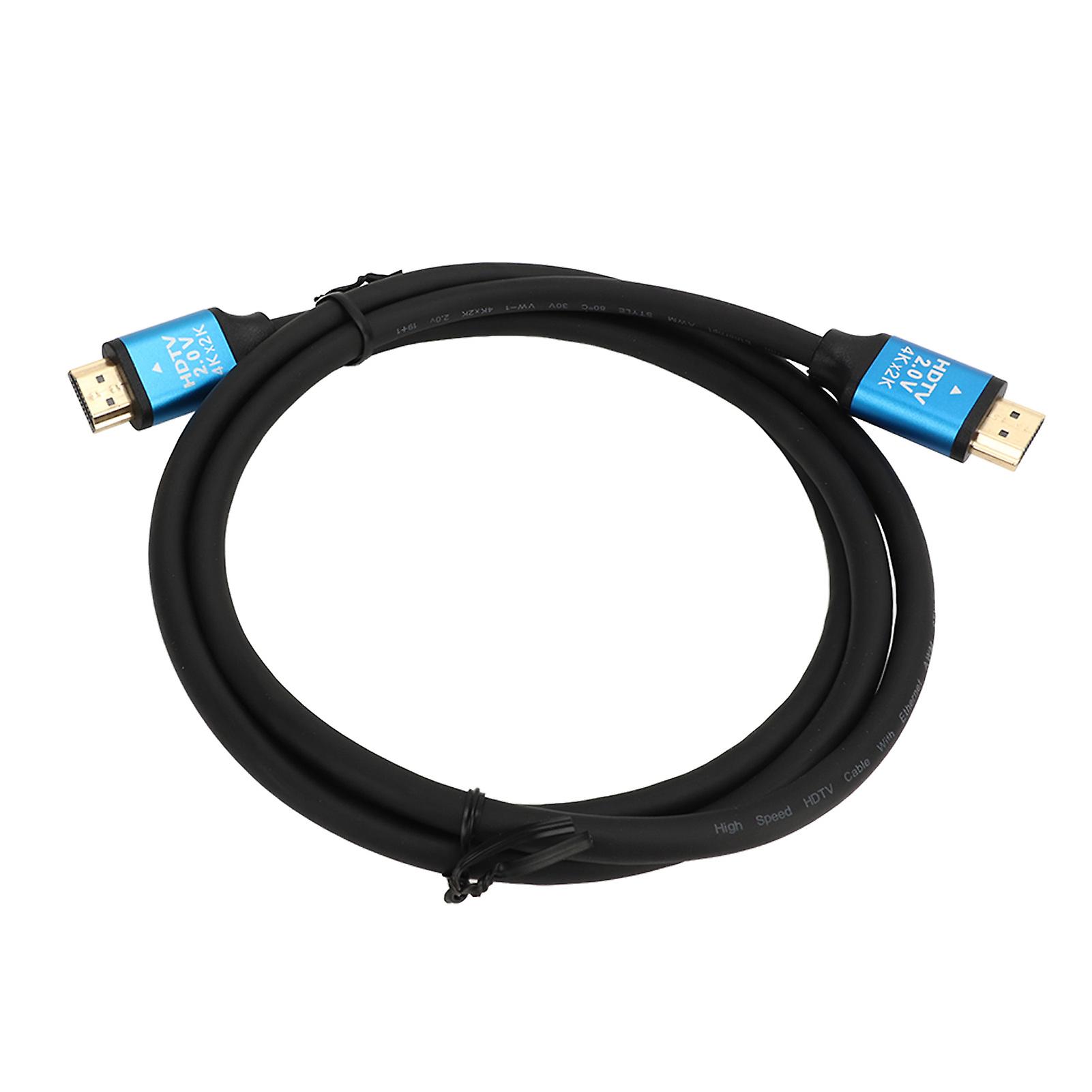 HDMI-Kabel 2.0 Hochgeschwindigkeits-4K-UHD-Display Aluminiumlegierungsstecker 5 m lang TV-Computer Set-Top-Box Monitor Datenübertragung dauerhaft