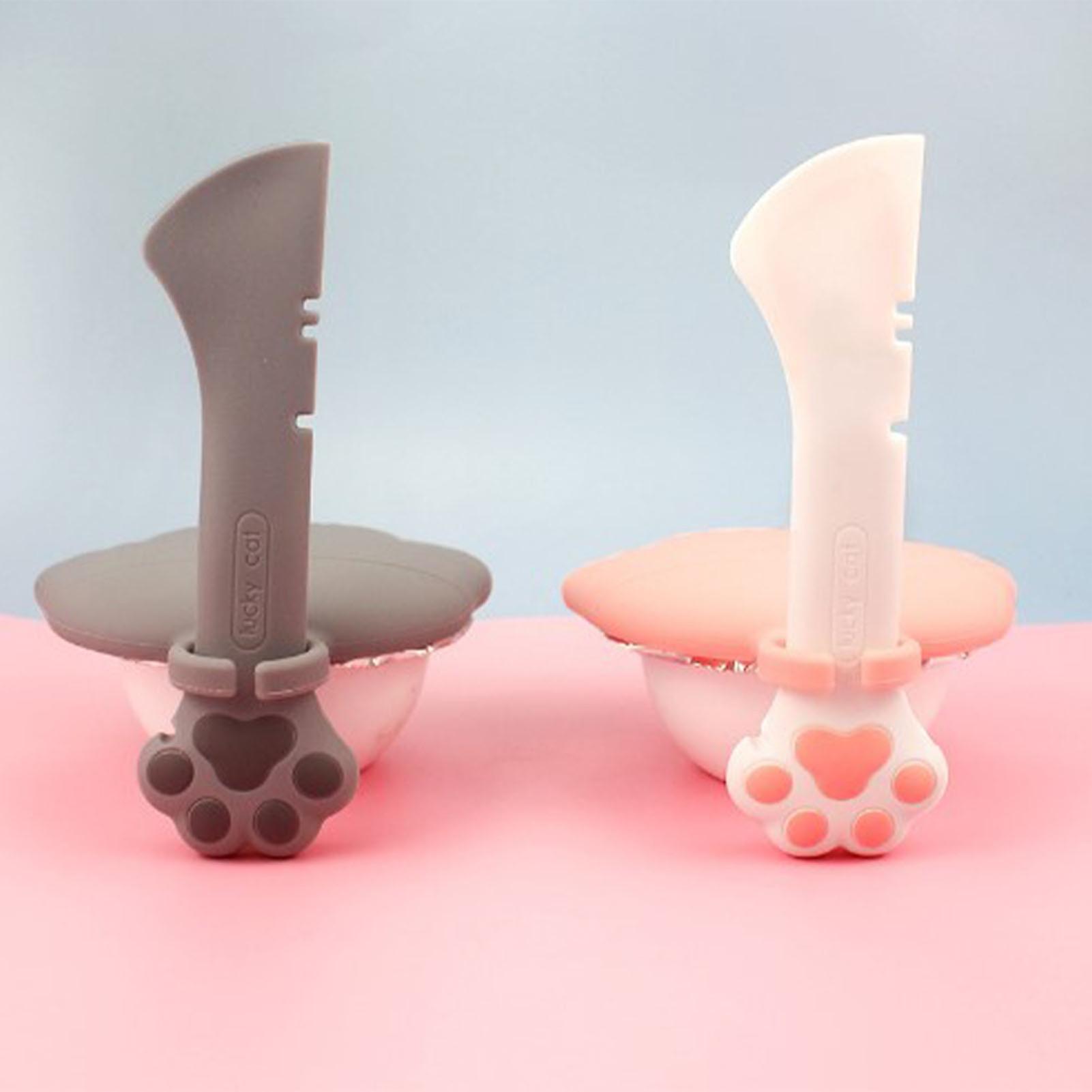 חתול צנצנת פותחן חתול כפה עיצוב רב תכליתי לחיות מחמד שימור כף עבור חיות מחמד מזון יכול לספק אפור 