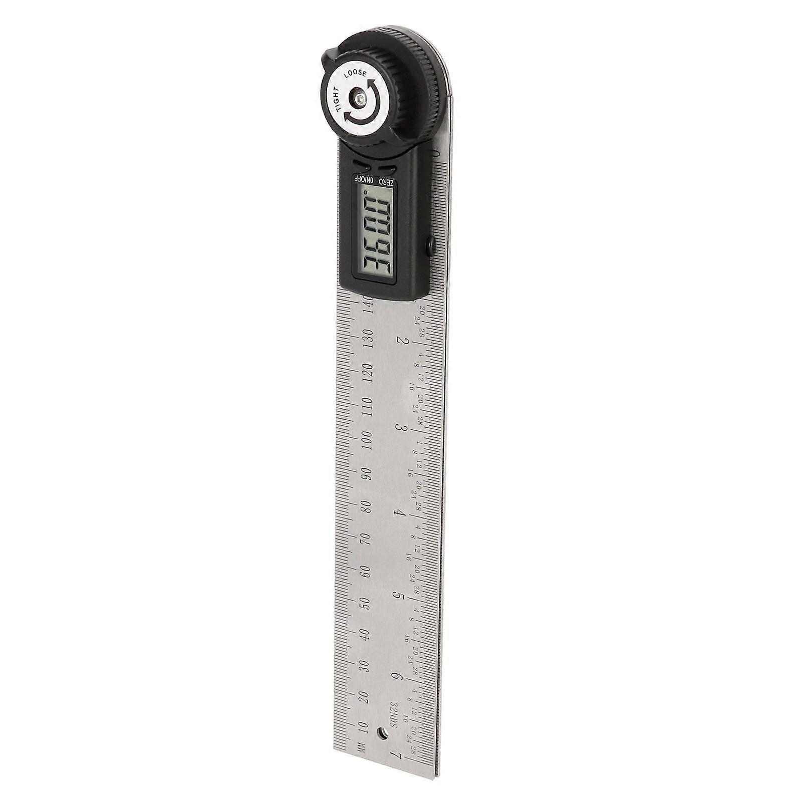 Electronic Digital Angle Finder Protractor 2in 1 Digital Angle Ruler for Woodworking
