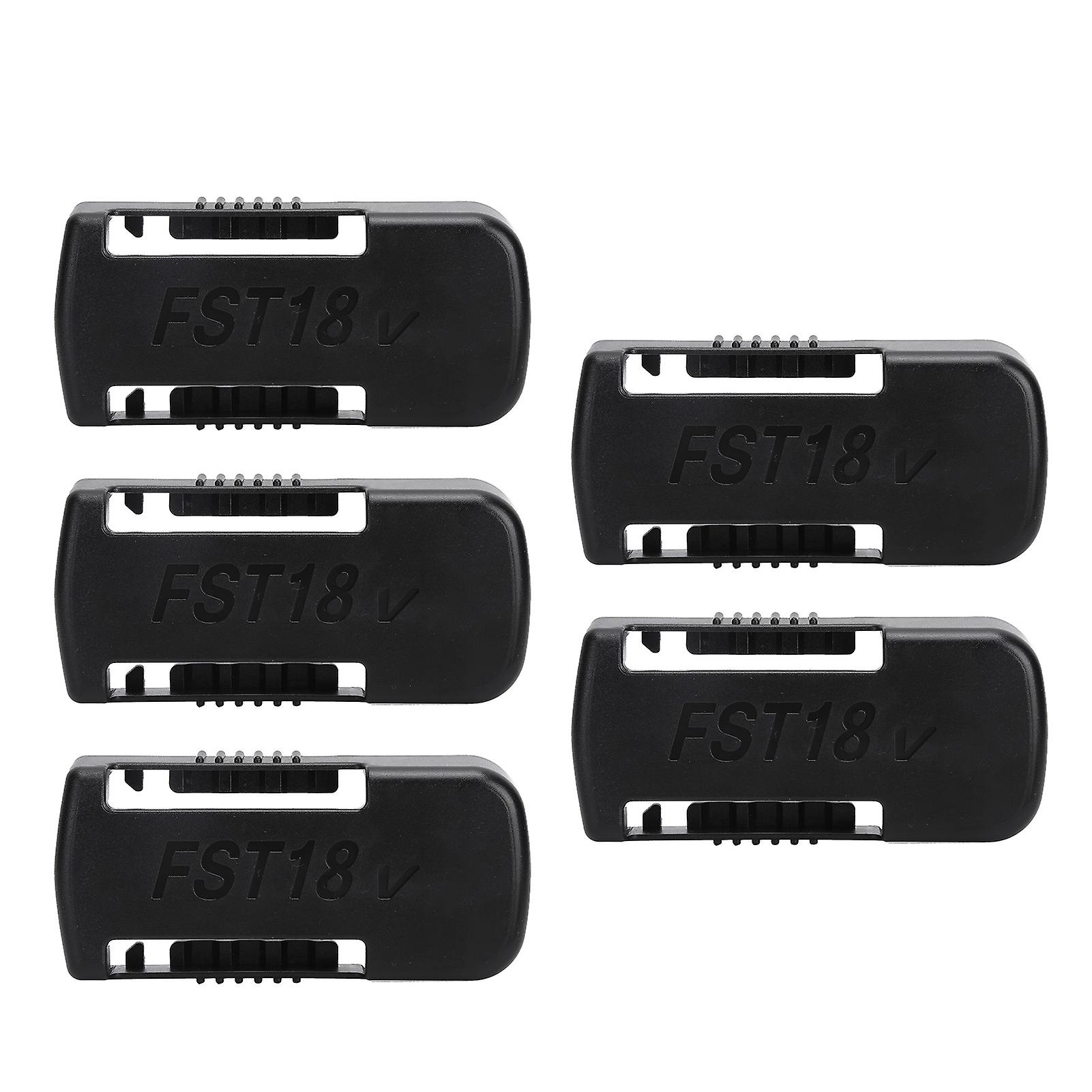 5PCS Battery Holder Case Battery Mount Cell Box for Festool 18V Battery Power Tool