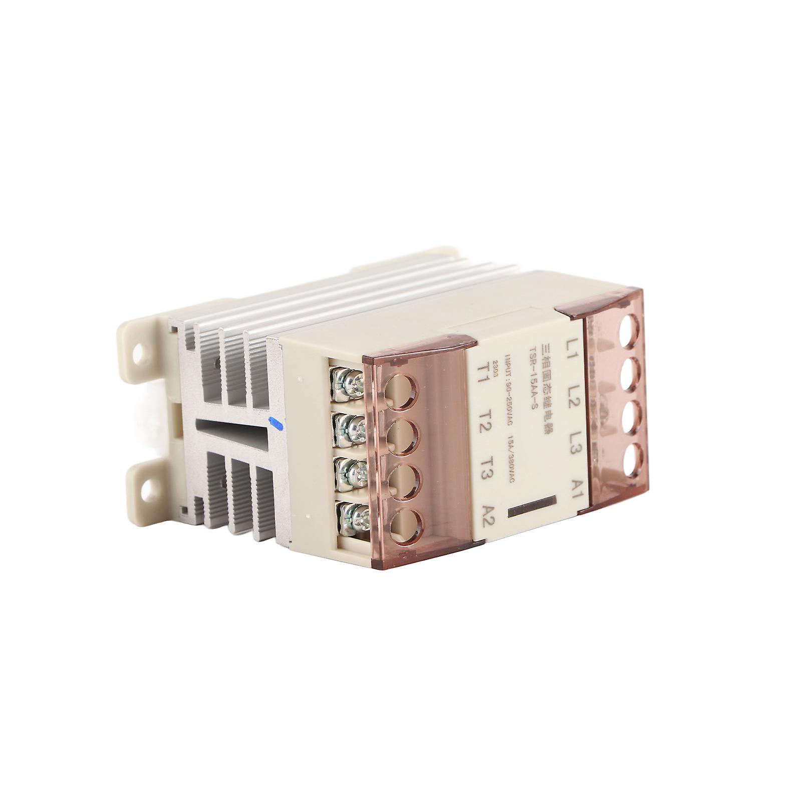 Solid State Relay SSR 90 AC Input to 24-380V AC Output with Cooler