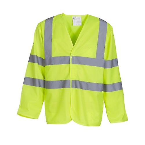 Yoko Mens Hi-Vis Long-Sleeved Jacket