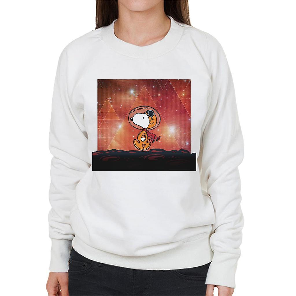 Peanuts Snoopy Astronaut On Mars Women's Sweatshirt
