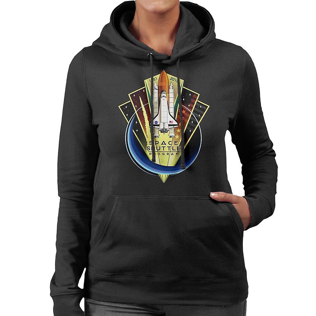 Sudadera con capucha de la NASA Shuttle programa emblema conmemorativo mujeres