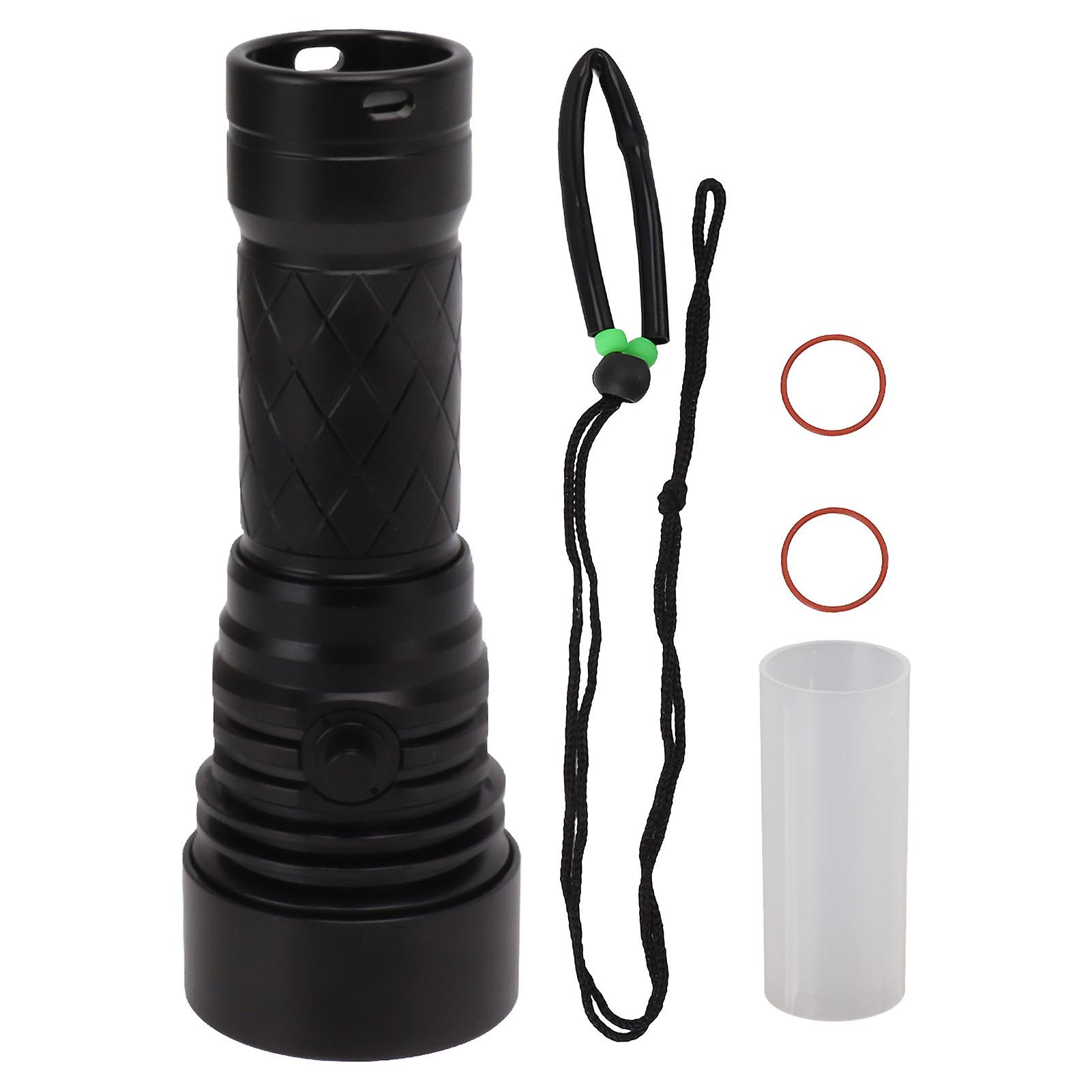 Diving, Flashlight, Sealed, Waterproof, Modes, Underwater, Torch, Highlight