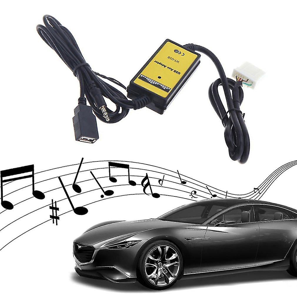 Car Usb Mp3 Player Interface Aux-in Adapter For Mazda 3/cx7/323/mx5 Cx-7