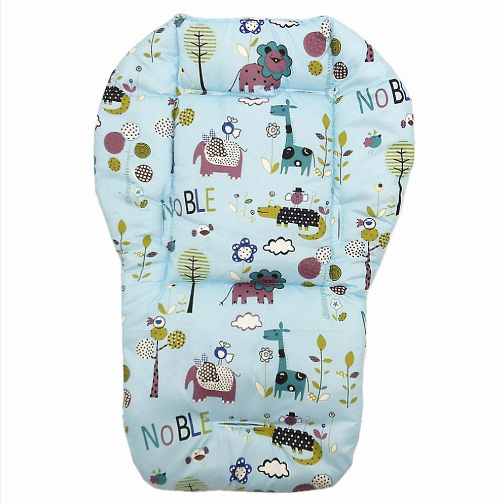 Stroller Cushion Thickened Widened Soft Infant Umbrella Stroller Dining Chair Cushion Pad Elephant Pattern