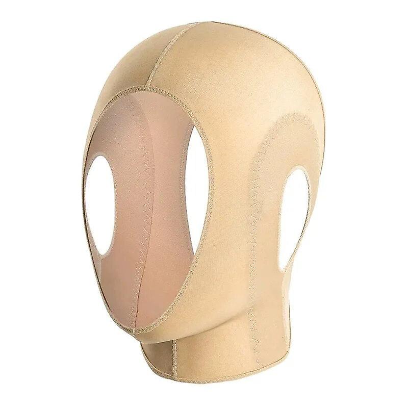 Elastic Seamless Sleep Bandage Lifting V-face Firming Sagging Normal Double Chin Masseter Massage Mask Can Be Adjusted