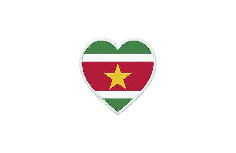 Patch badge ecusson prints thermocollant flag EMS suriname